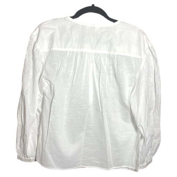 NEW Universal Thread White Peasant Blouse - Picture 2 of 6